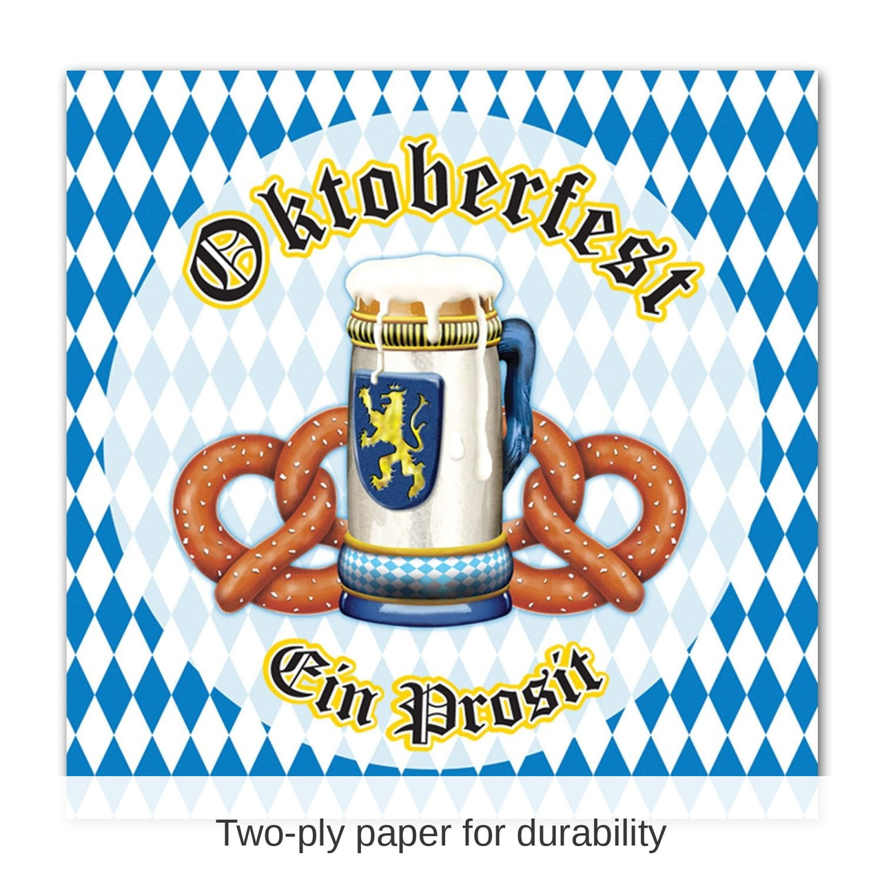 192 Pack Bulk Oktoberfest Luncheon Napkins