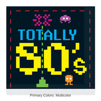 192 Pack Bulk 80's Party Luncheon Napkins