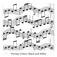 192 Pack Bulk Musical Notes Party Luncheon Napkins
