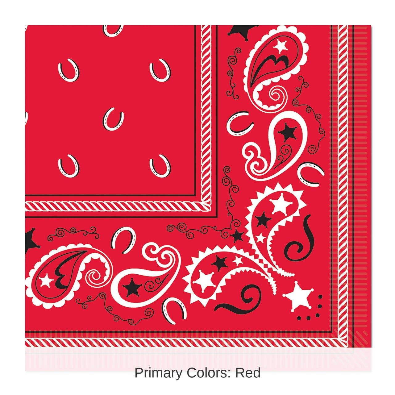 192 Pack Bulk Bandana Party Luncheon Napkins