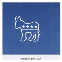 192 Pack Bulk Democratic Luncheon Napkins 2-Ply blue