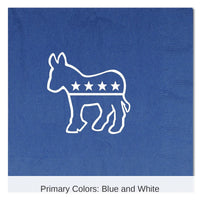 192 Pack Bulk Democratic Luncheon Napkins 2-Ply blue