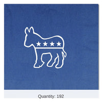 192 Pack Bulk Democratic Luncheon Napkins 2-Ply blue