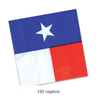 192 Pack Bulk Texas Luncheon Party Napkins