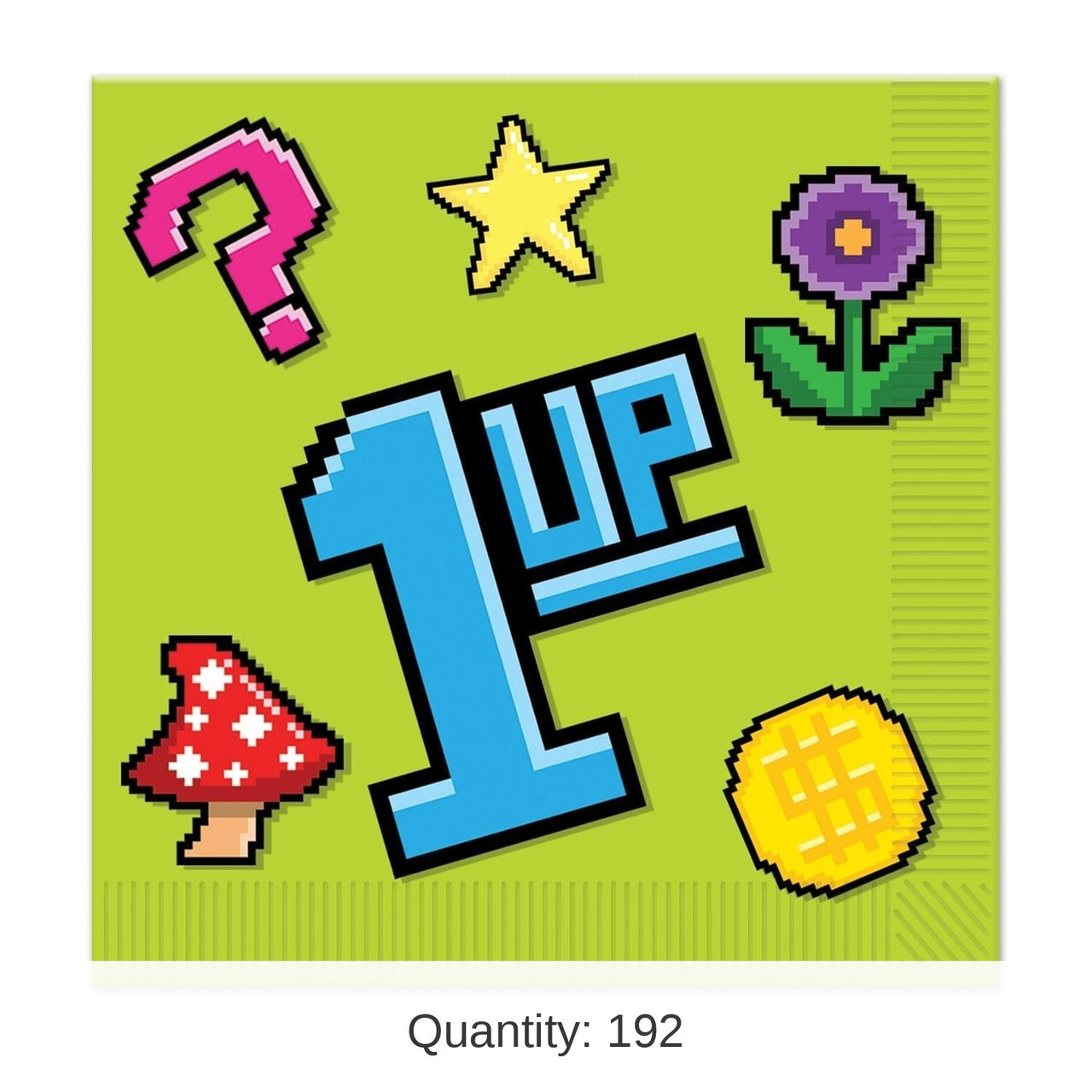 192 Pack Bulk 8-Bit Party Luncheon Napkins