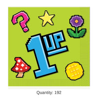 192 Pack Bulk 8-Bit Party Luncheon Napkins