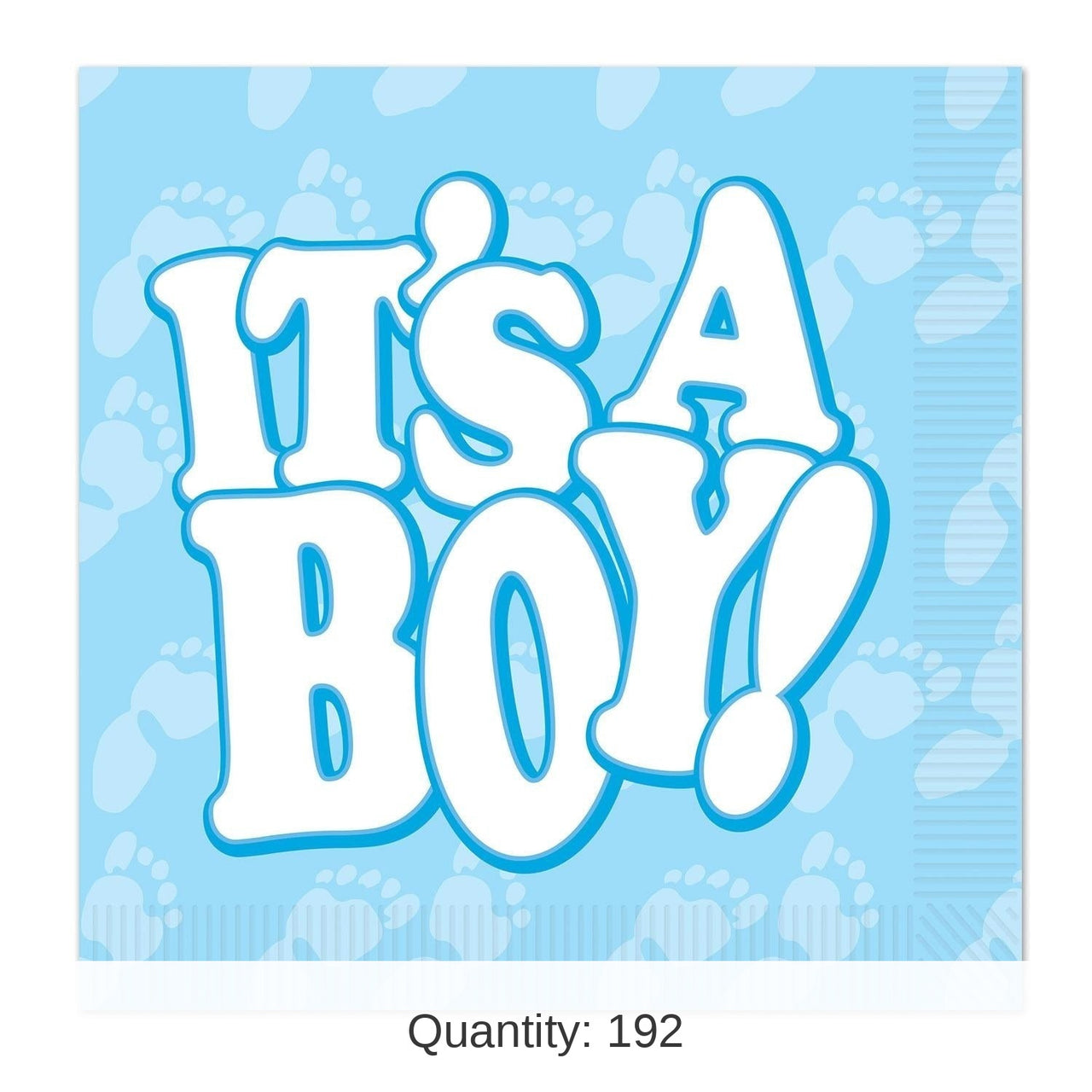 192 Pack Bulk It's A Boy! Luncheon Napkins
