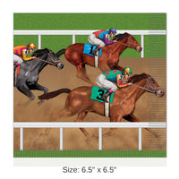 192 Pack Bulk Horse Racing Party Paper Luncheon Napkins