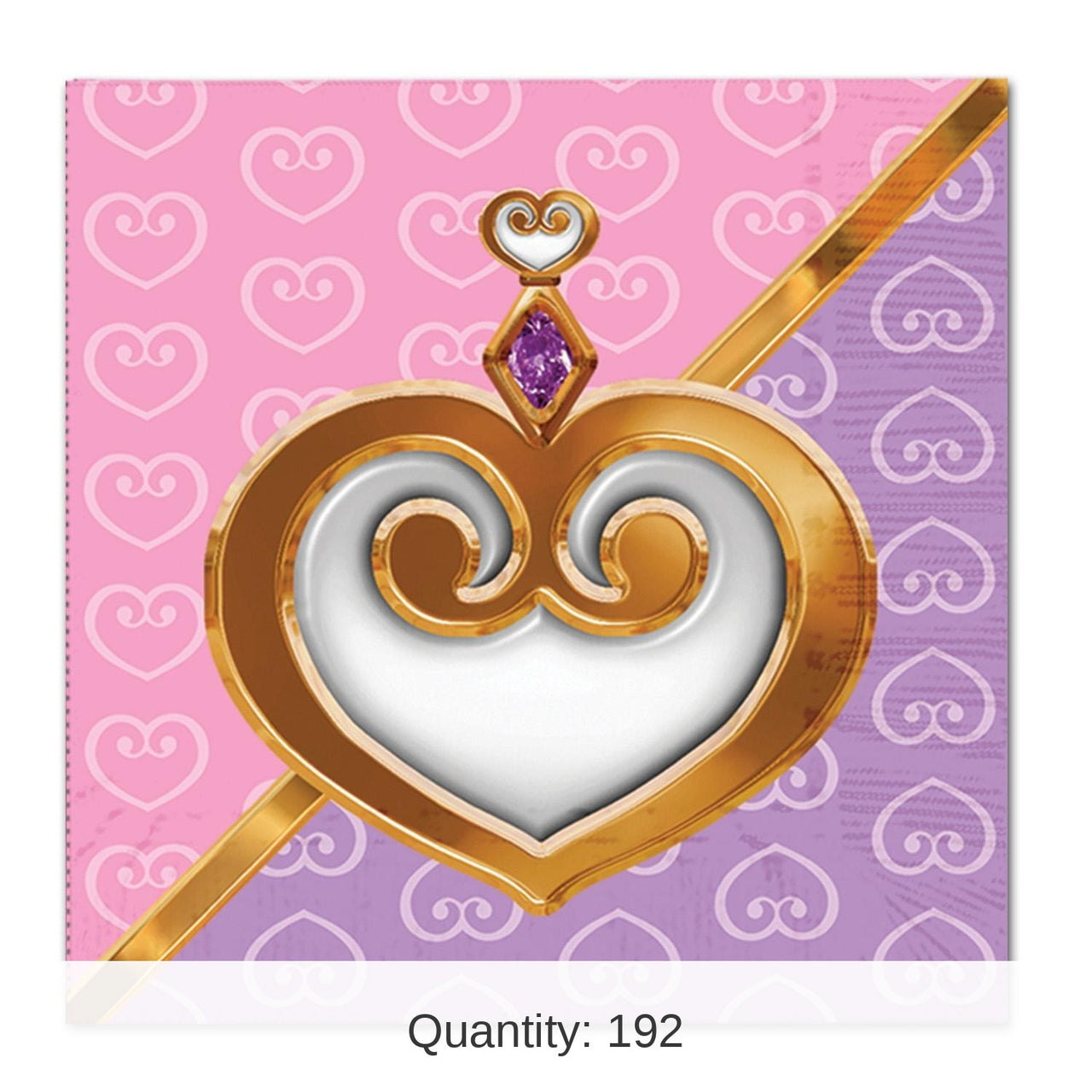 192 Pack Bulk Princess Party Beverage Napkins