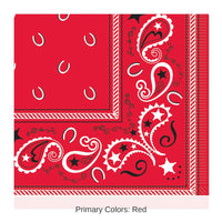 192 Pack Bulk Bandana Party Beverage Napkins