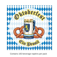 192 Pack Bulk Oktoberfest Beverage Napkins