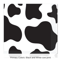 192 Pack Bulk Cow Print Party Beverage Napkins