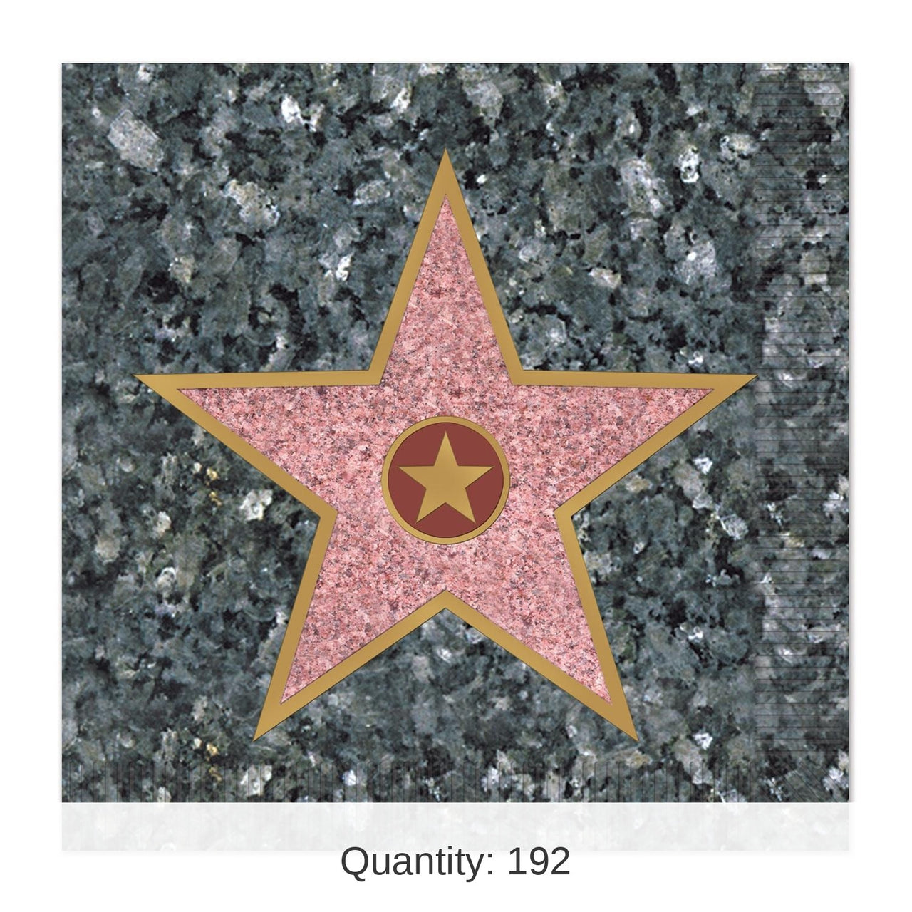 192 Pack Bulk Star Party Beverage Napkins