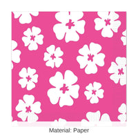 192 Pack Bulk Luau Party Hibiscus Beverage Napkins