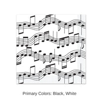 192 Pack Bulk Musical Notes Party Beverage Napkins
