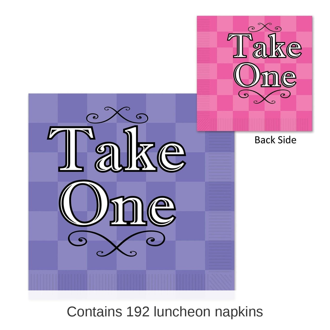 192 Pack Bulk Alice In Wonderland Party Luncheon Napkins