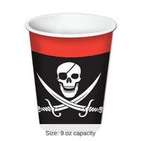 96 Pack Bulk Pirate Party Beverage Cups