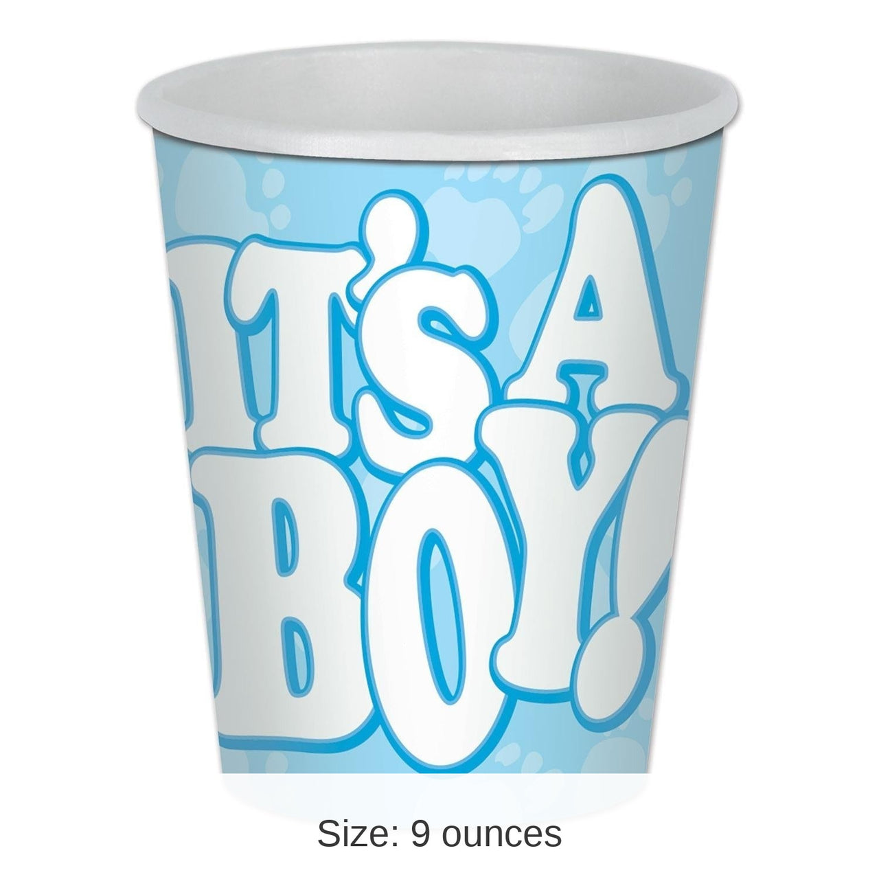 96 Pack Bulk It's A Boy! Beverage Cups