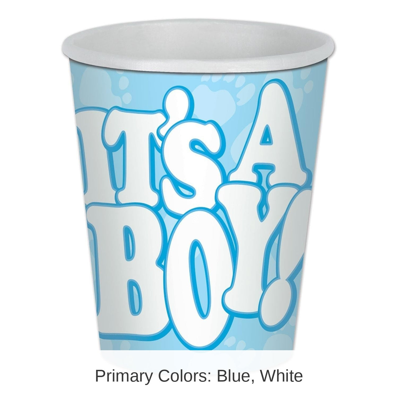 96 Pack Bulk It's A Boy! Beverage Cups