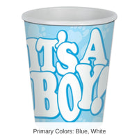 96 Pack Bulk It's A Boy! Beverage Cups
