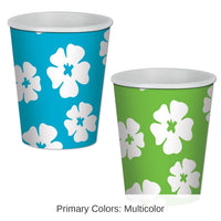 96 Pack Bulk Luau Party Hibiscus Beverage Cups