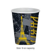 96 Pack Bulk Paris Party Beverage Cups