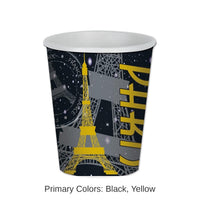 96 Pack Bulk Paris Party Beverage Cups