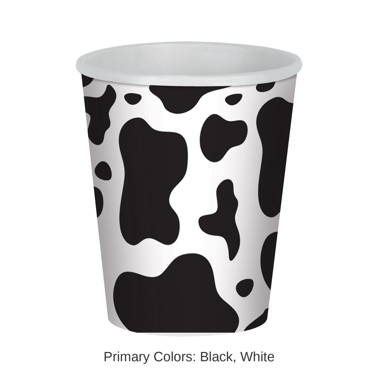 96 Pack Bulk Cow Print Party Beverage Cups