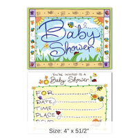 96 Pack Bulk B Is For Baby Invitations
