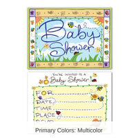 96 Pack Bulk B Is For Baby Invitations