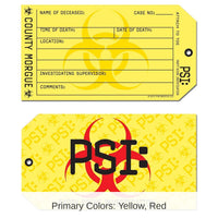 96 Pack Bulk PSI Toe Tag Party Invitations