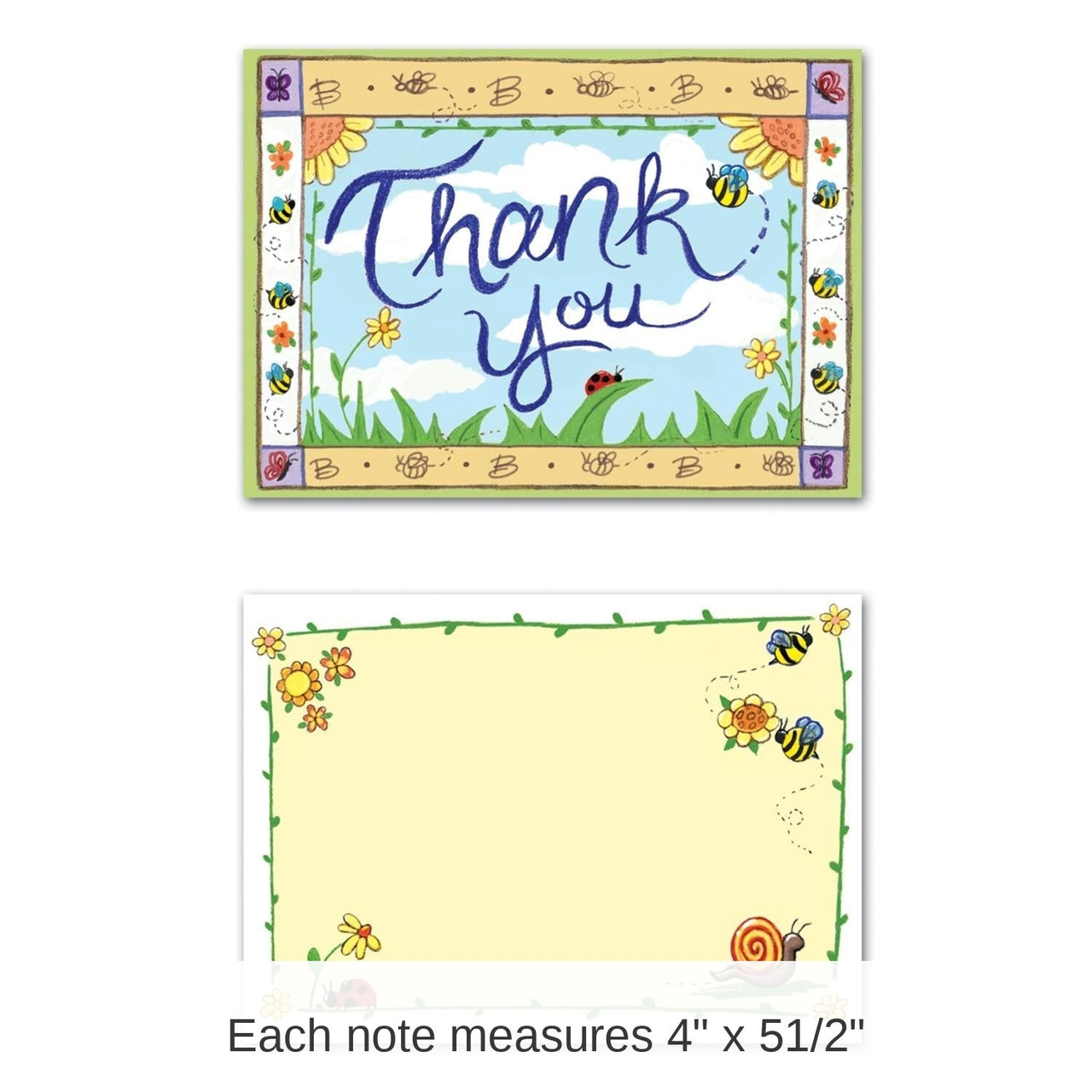 96 Pack Bulk B Is For Baby Thank You Notes