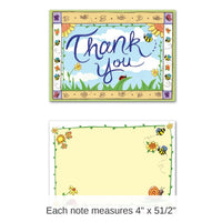 96 Pack Bulk B Is For Baby Thank You Notes