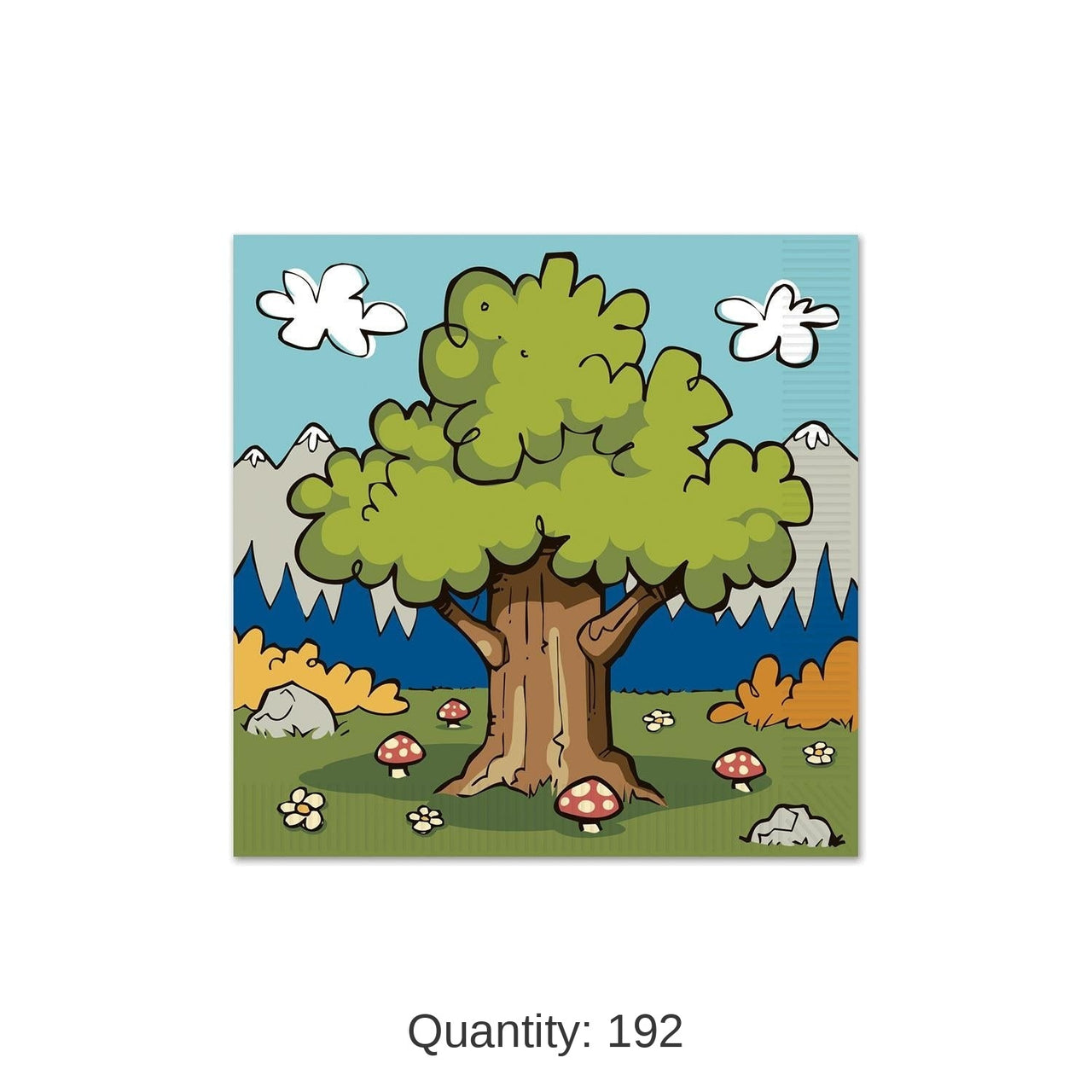 192 Pack Bulk Woodland Friends Party Luncheon Napkins