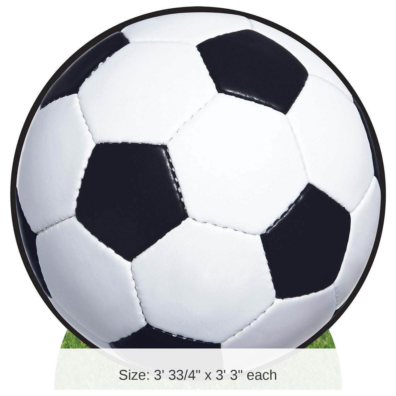 4 Pack Bulk Soccer Ball Stand-Up