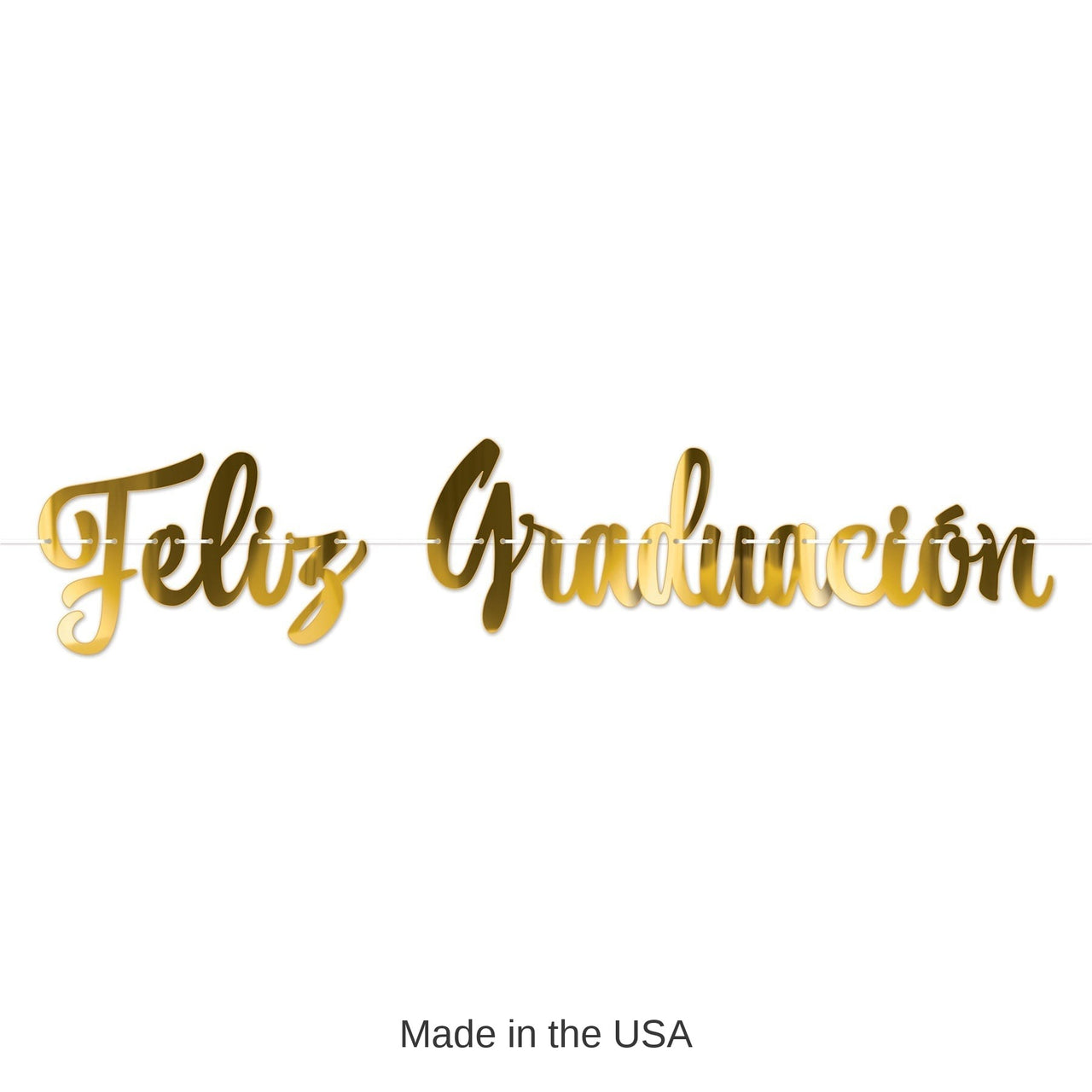 12 Pack Bulk Foil Feliz GraduaciÃ³n Streamer
