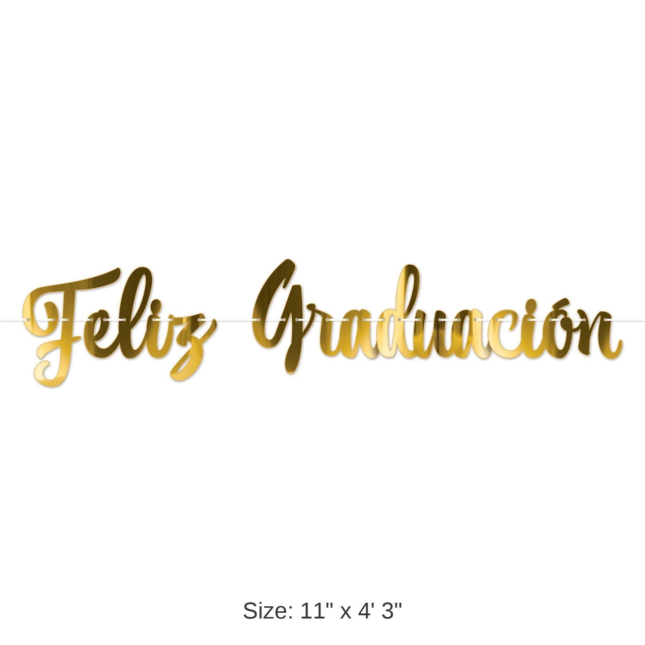 12 Pack Bulk Foil Feliz GraduaciÃ³n Streamer