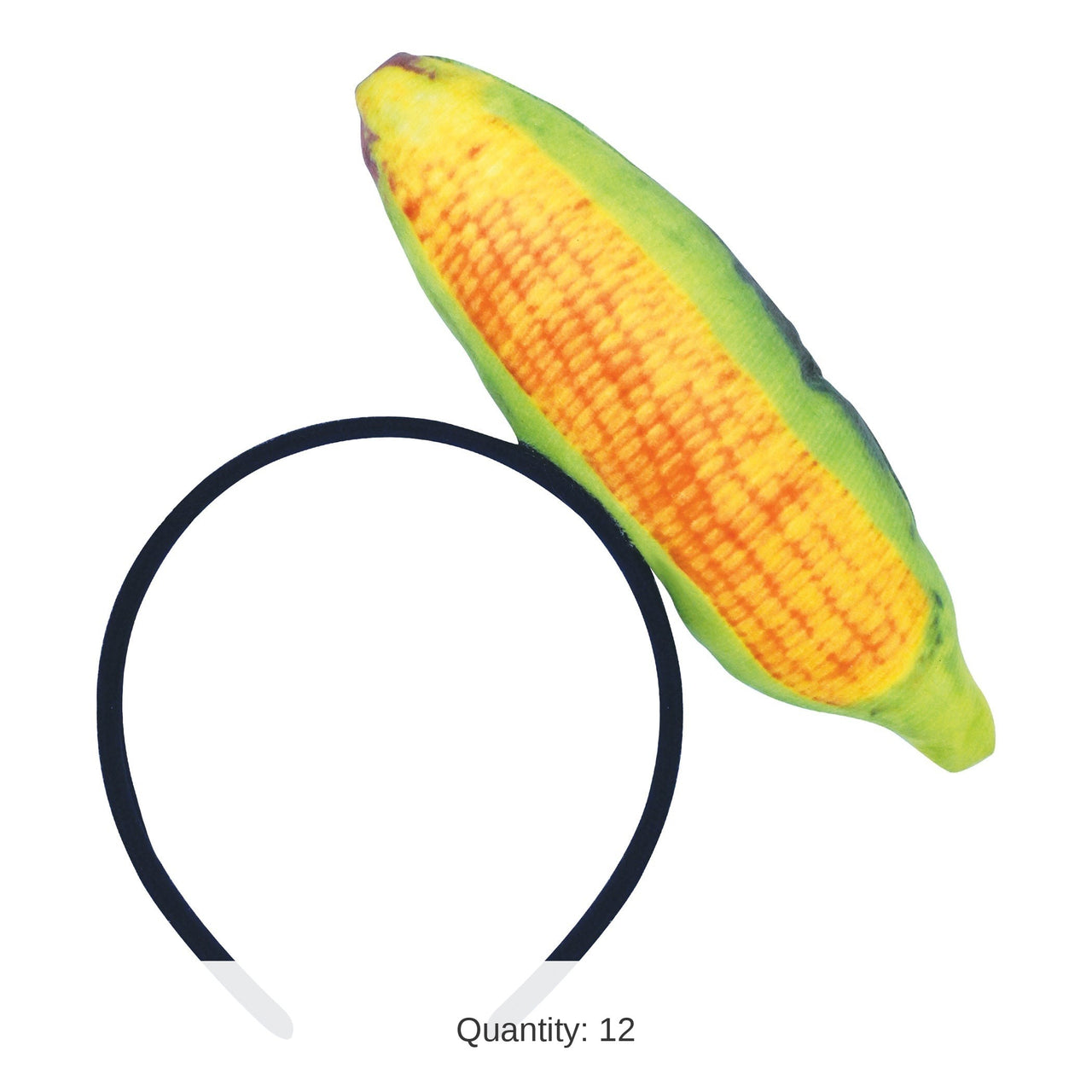 12 Pack Bulk Fun Corn Cob Headband Farm & Fall