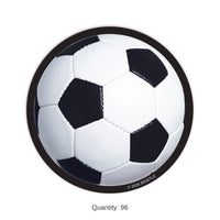 96 Pack Bulk Soccer Ball Coasters 8-Pack for Sports & Parties