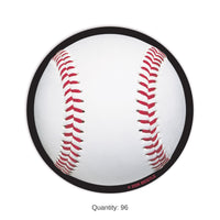 96 Pack Bulk Baseball Coasters Sports Party Tableware