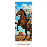 12 Pack Bulk Cowgirl All-Weather Door Cover Western Party Decor