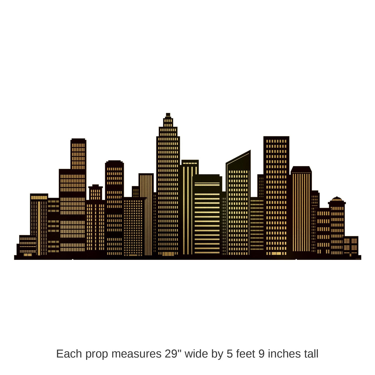 4 Pack Bulk Cityscape Stand-Up Prop 5ft 9in Awards Night & Heroes
