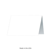 60 Pack Bulk Elegant White Place Cards for Weddings & Events