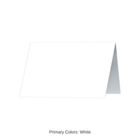 60 Pack Bulk Elegant White Place Cards for Weddings & Events