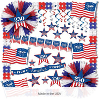 Semiquincentennial Patriotic Decorating Kit 30 Pieces