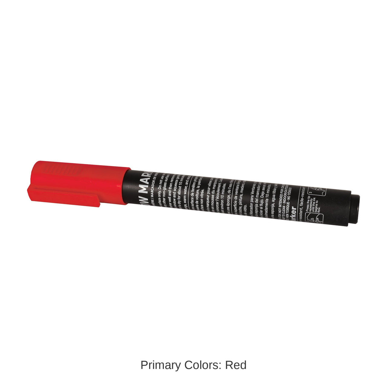 24 Pack Bulk Red Washable Window Marker Indoor & Outdoor Use