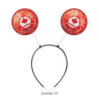 12 Pack Bulk Soccer Ball Boppers Headband Sports Fan