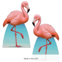 8 Pack Bulk Flamingo Stand-Ups Luau Party Decor