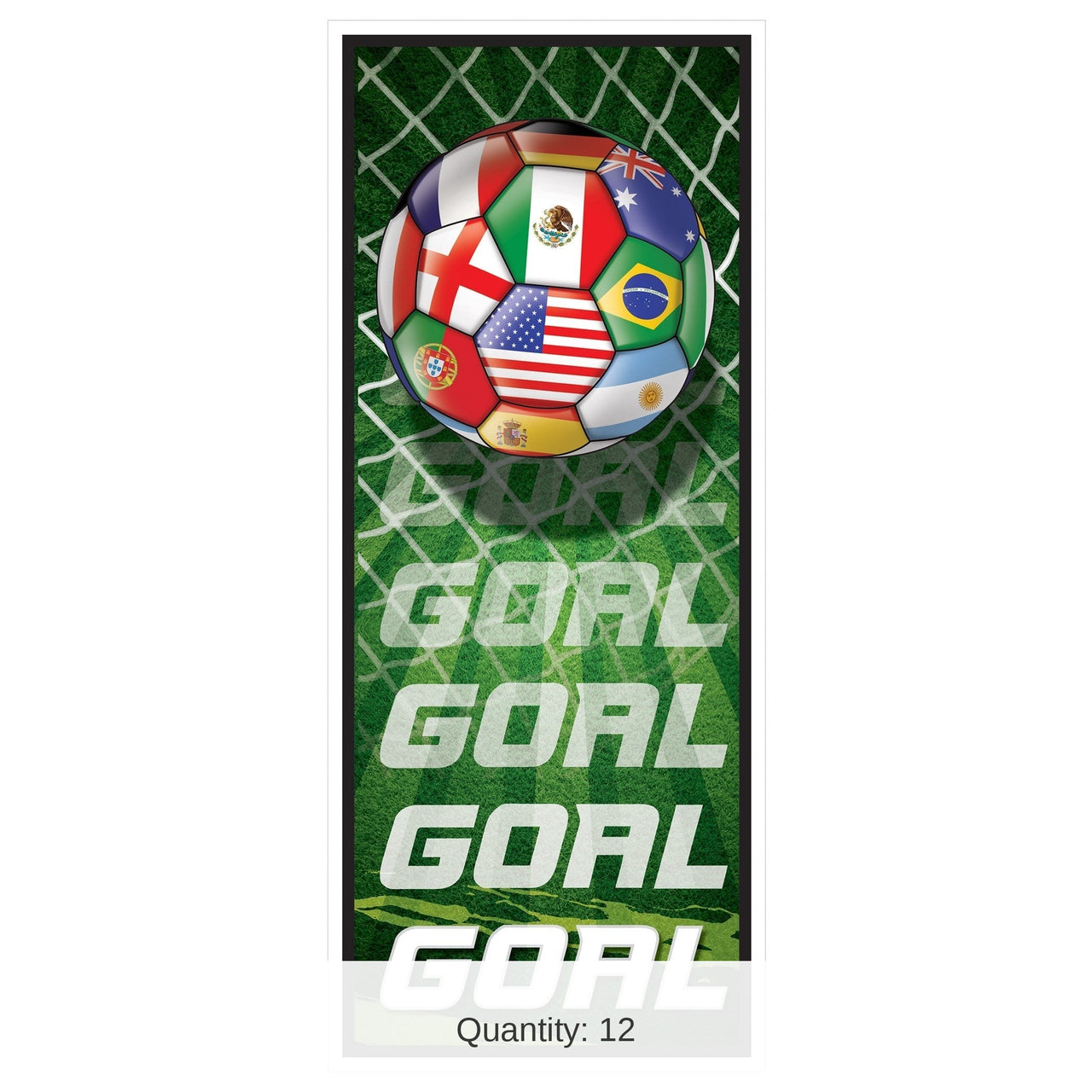 12 Pack Bulk Soccer Sports All-Weather Door Cover 6ft x 30in