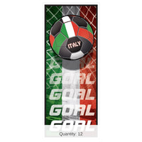 12 Pack Bulk Italy Soccer Door Cover All-Weather Sports Decor